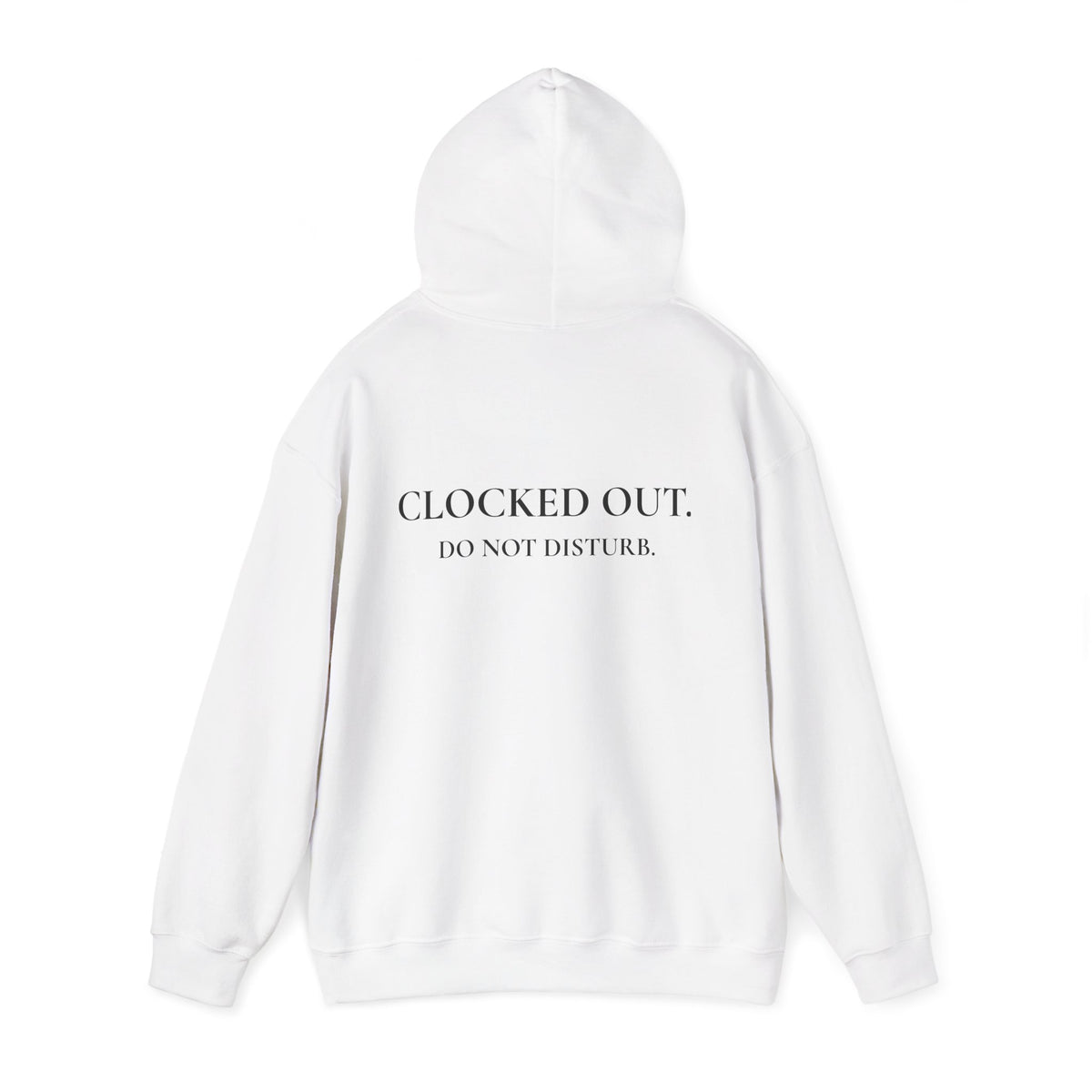 Sweat à capuche femme « Off Duty » : « HORS SERVICE. NE PAS DÉRANGER. »