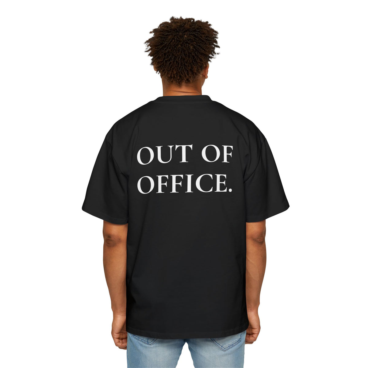 Out of Office Tee — Men's Oversized Graphic Shirt