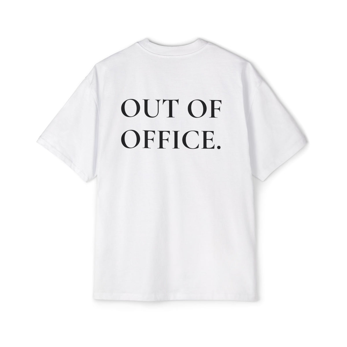 Out of Office Tシャツ — メンズ オーバーサイズ グラフィックシャツ