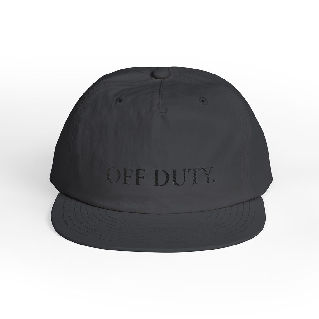 Off Duty Surf Cap im Relaxed-Stil, weiß, bestickte Dad-Hat für Strand & Urlaub
