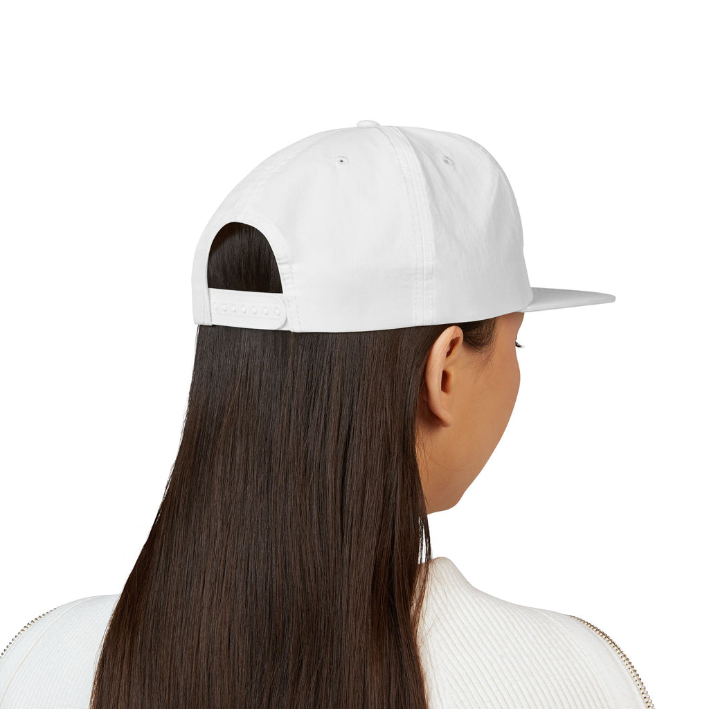 Off Duty Surf Cap im Relaxed-Stil, weiß, bestickte Dad-Hat für Strand & Urlaub