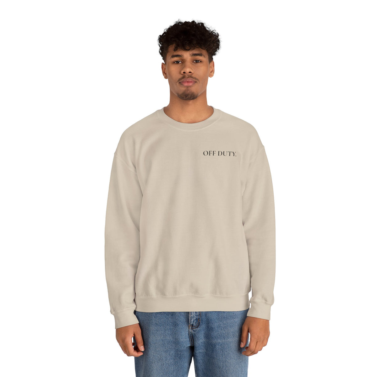 Sweat-shirt col rond pour homme « Indisponible. Hors de portée. »