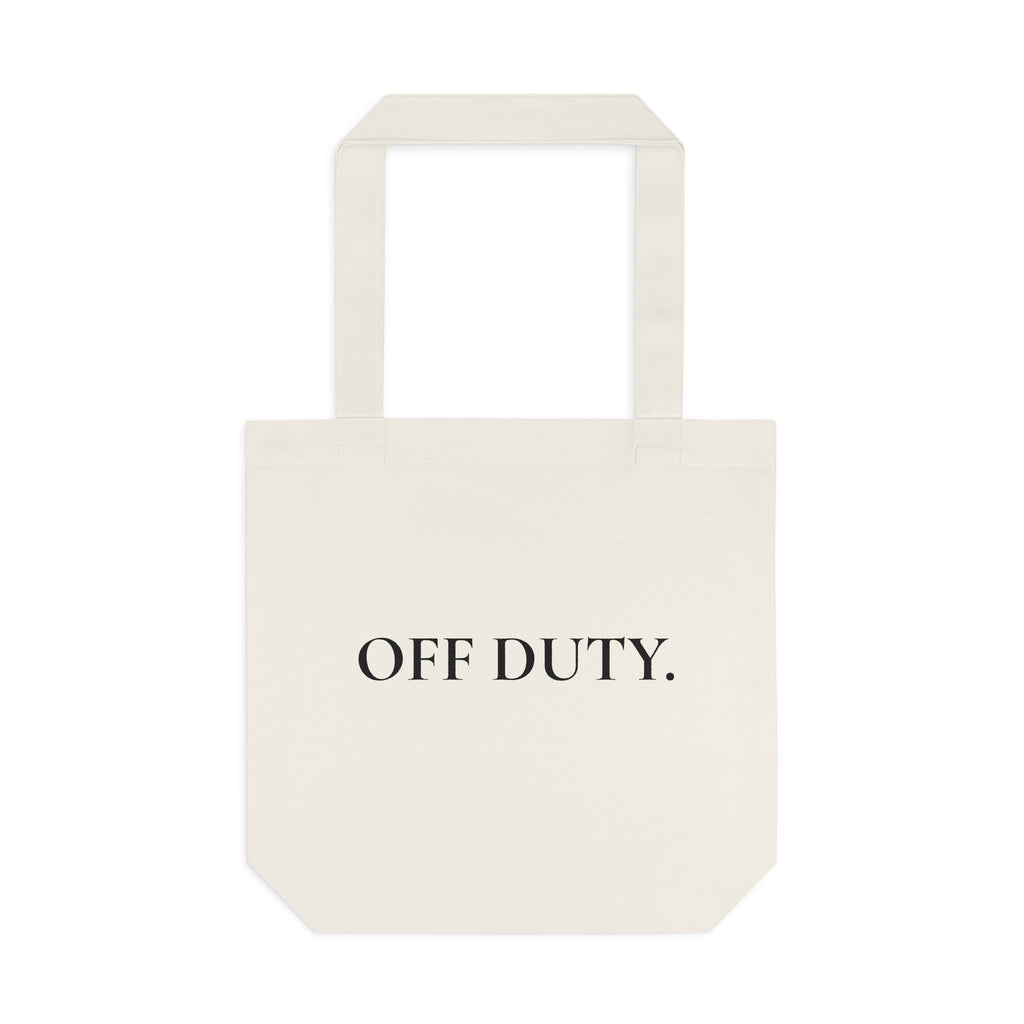 Off-Duty-Baumwolltasche