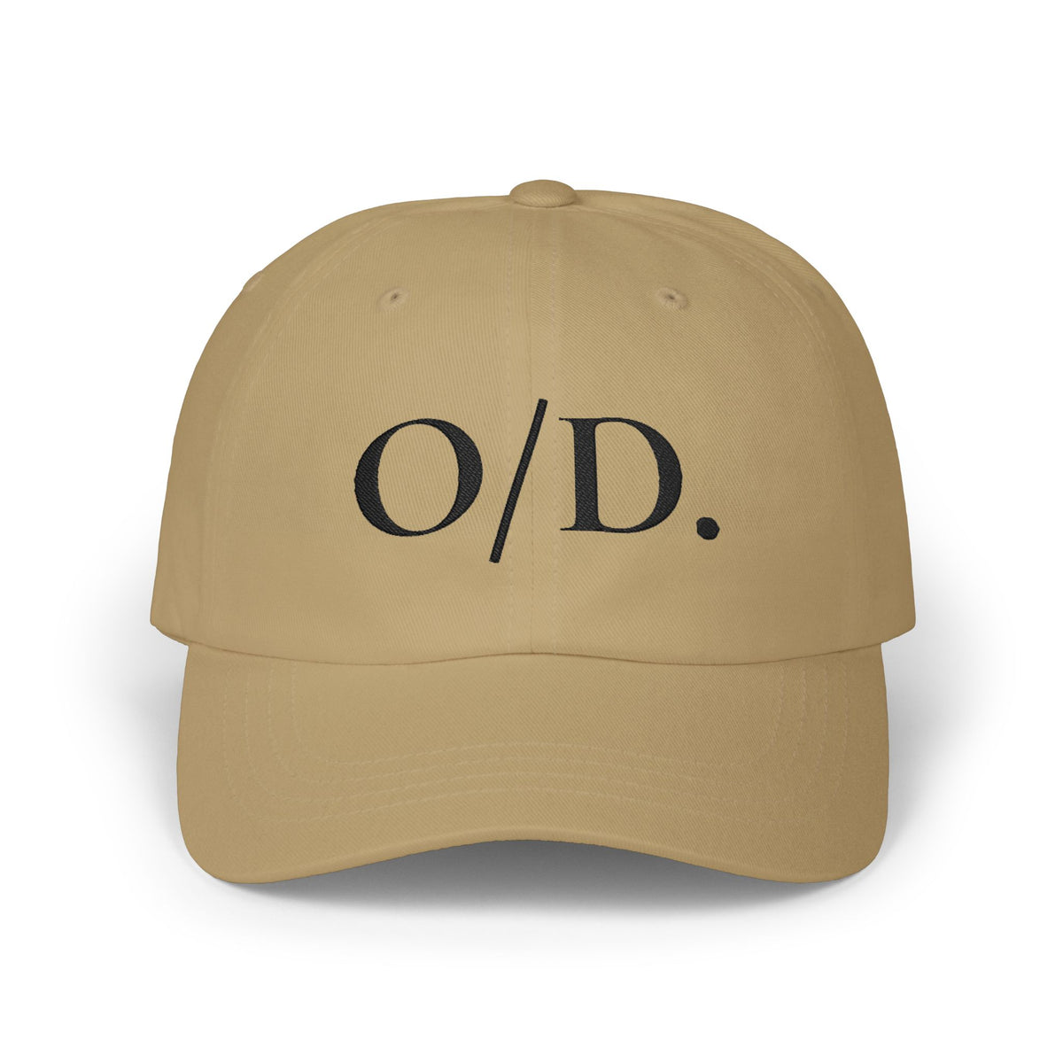 Logo Dad Cap "O/D." Embroidered Relaxed Baseball Hat