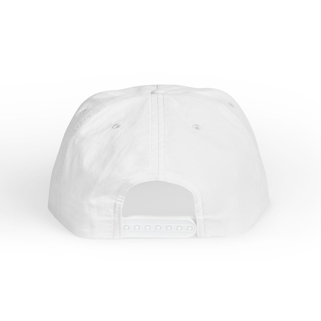 Off Duty Surf Cap im Relaxed-Stil, weiß, bestickte Dad-Hat für Strand & Urlaub