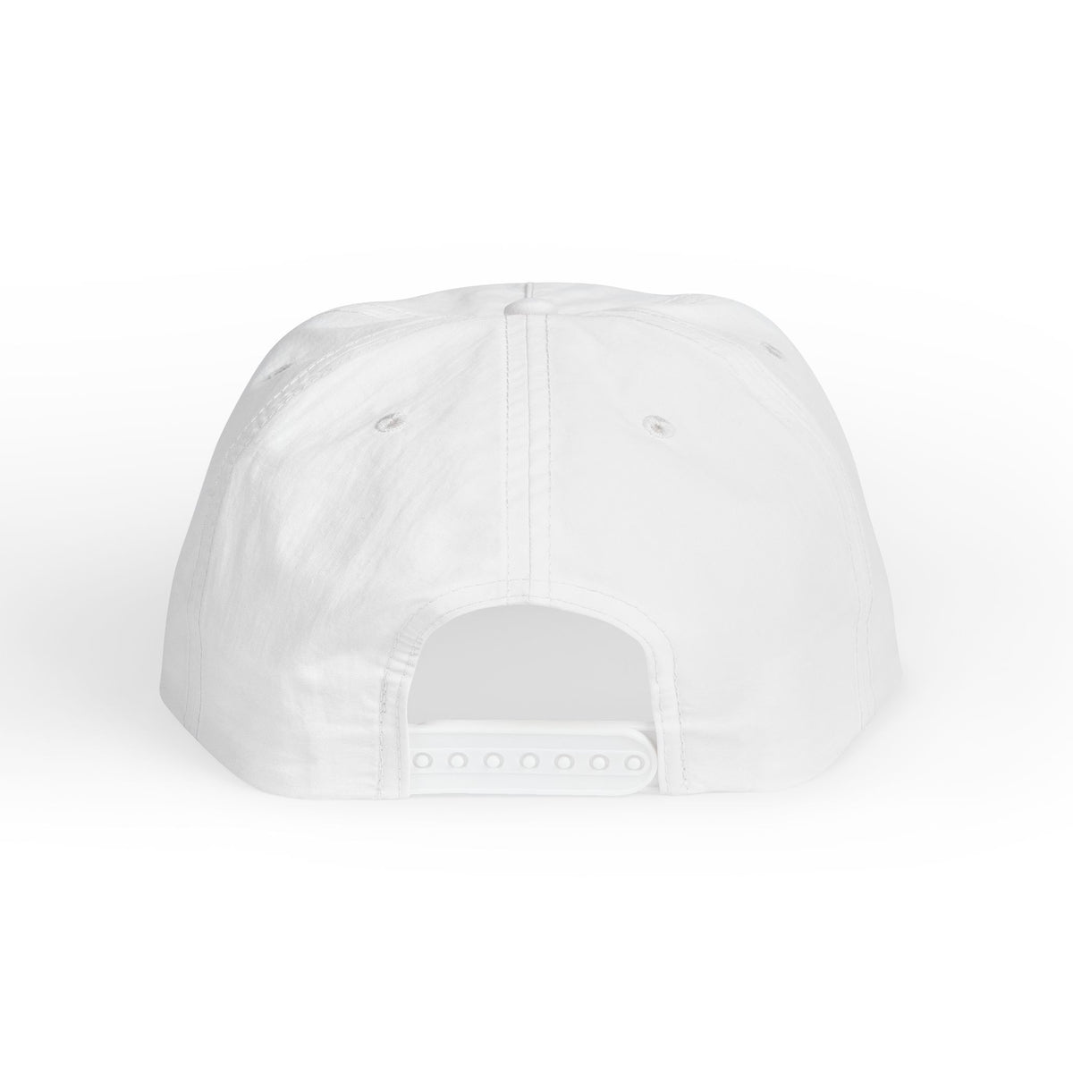 Off Duty Surf Cap Relaxed White Embroidered Dad Hat for Beach & Vacation