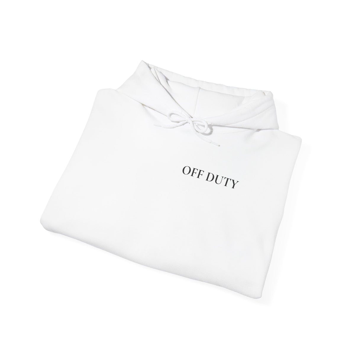 Sweat à capuche femme « Off Duty » : « HORS SERVICE. NE PAS DÉRANGER. »