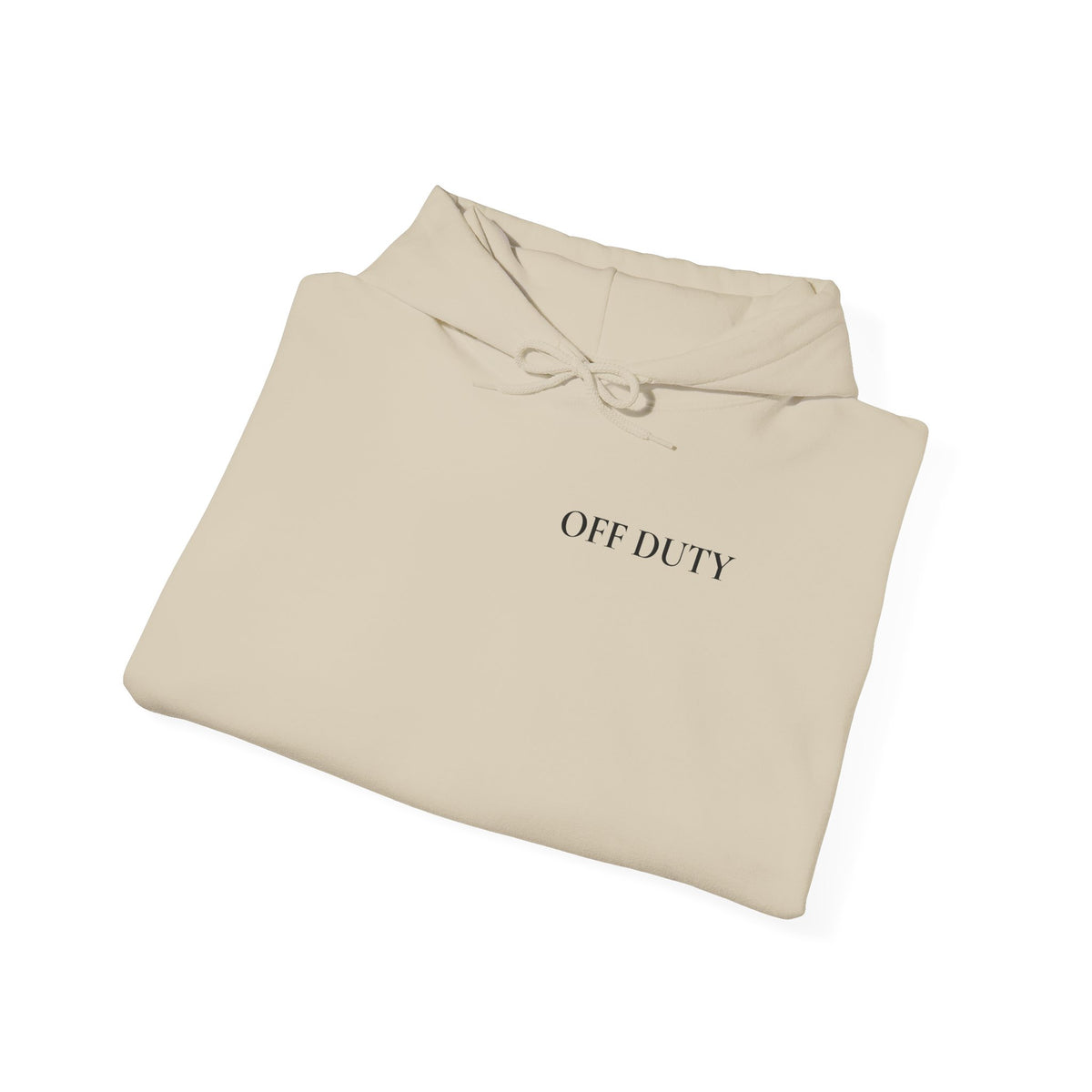Sweat à capuche femme « Off Duty » : « HORS SERVICE. NE PAS DÉRANGER. »