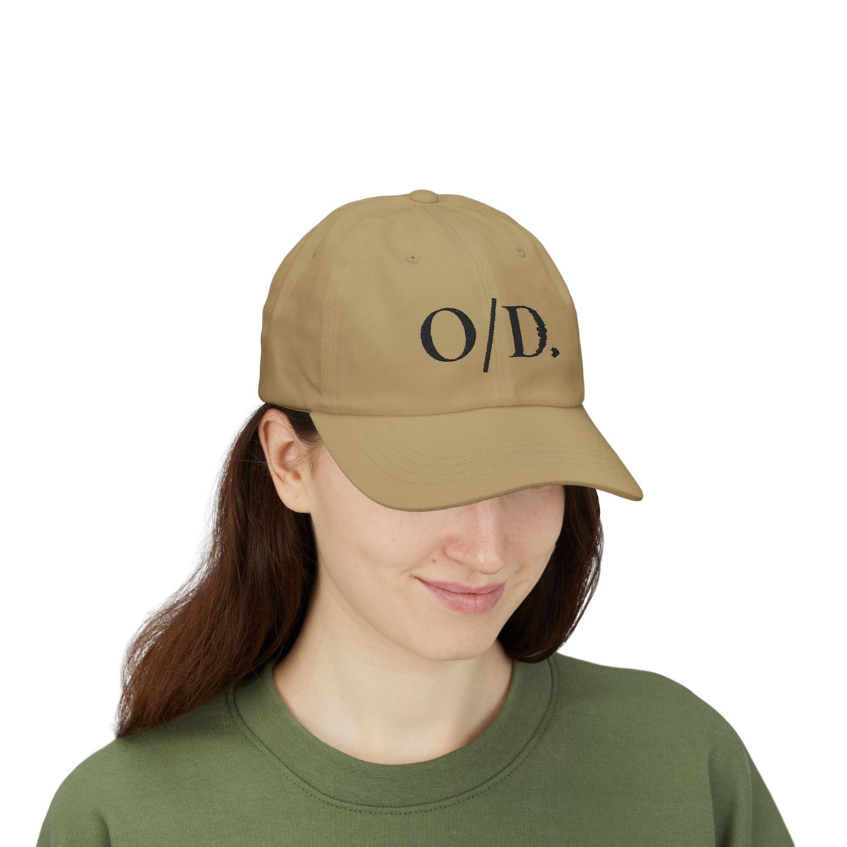Casquette baseball relax brodée « O/D. » Dad Cap