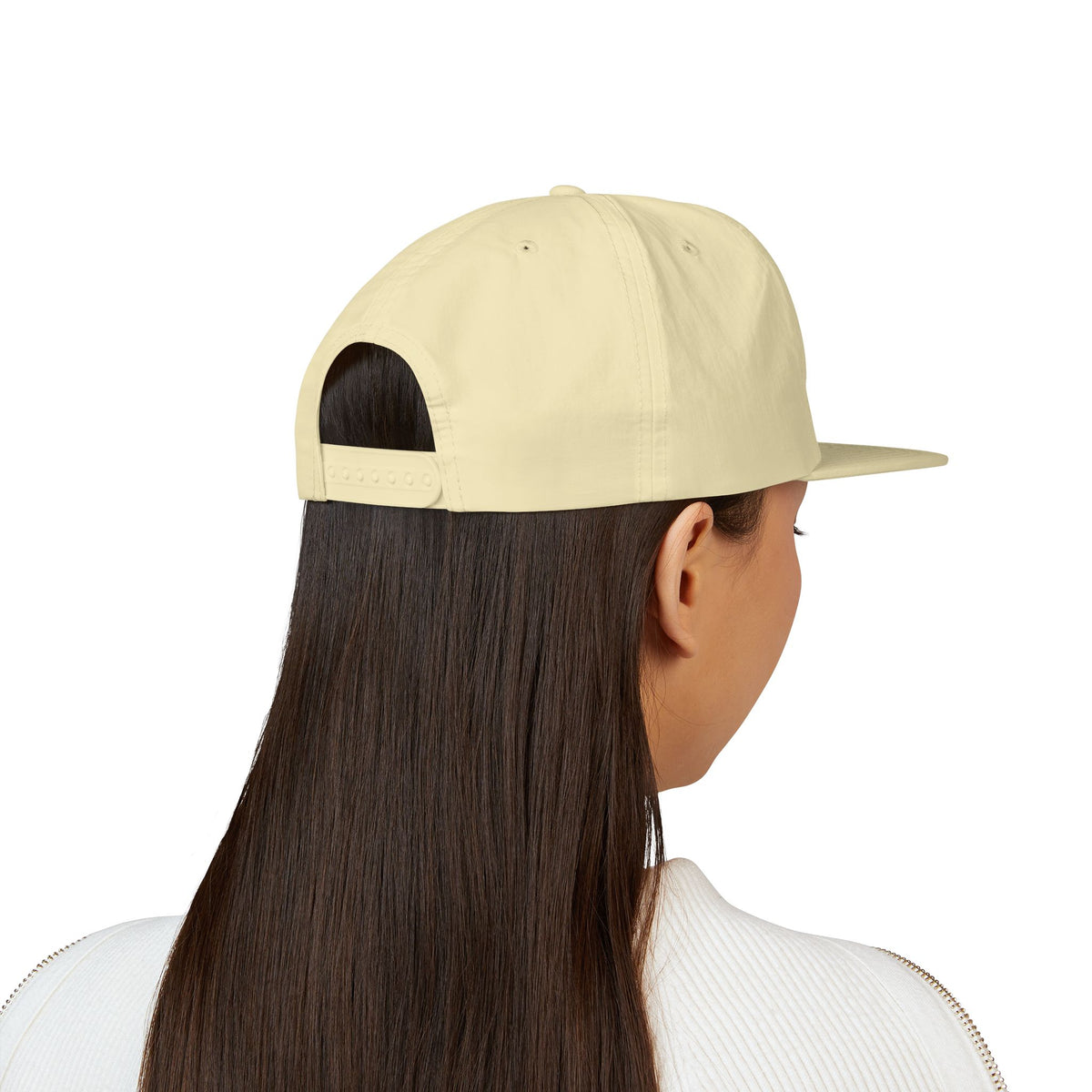 Off Duty Surf Cap im Relaxed-Stil, weiß, bestickte Dad-Hat für Strand & Urlaub