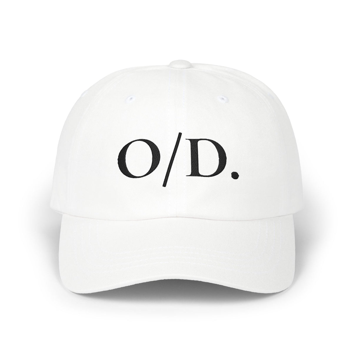 Logo Dad Cap "O/D." Embroidered Relaxed Baseball Hat