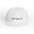 Off Duty Surf Cap im Relaxed-Stil, weiß, bestickte Dad-Hat für Strand & Urlaub