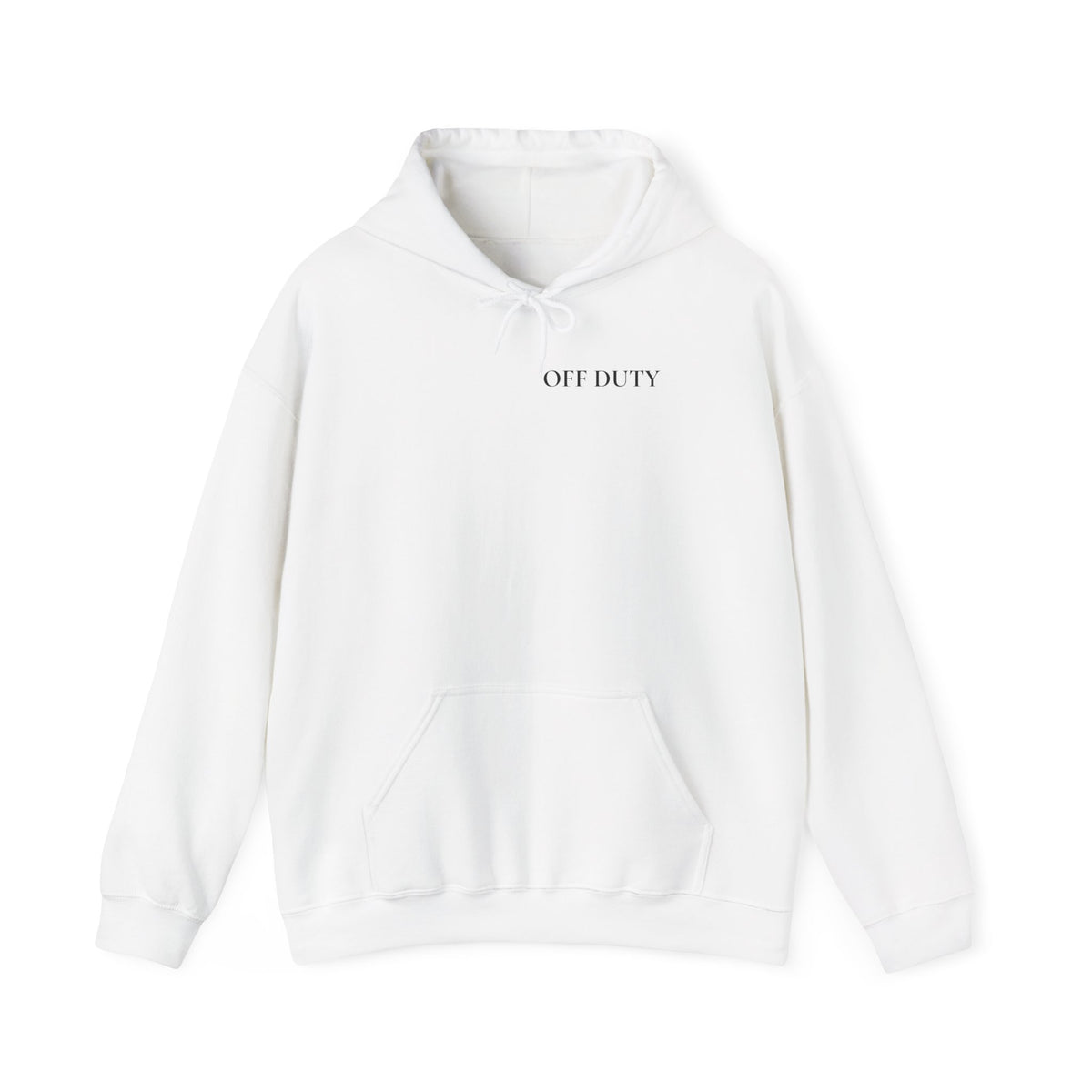 Sweat à capuche femme « Off Duty » : « HORS SERVICE. NE PAS DÉRANGER. »