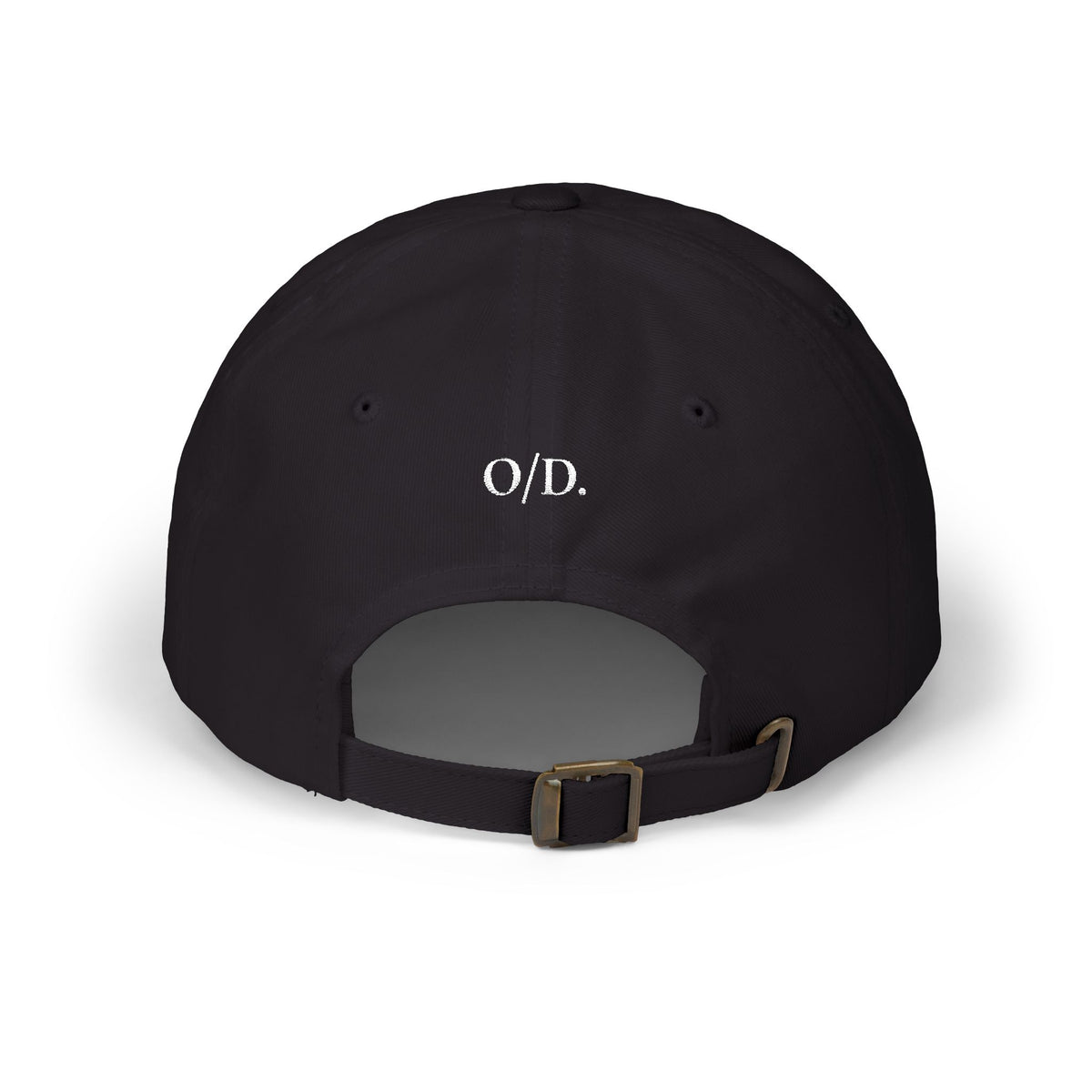 Black Dad Cap "OFF DUTY." Embroidered