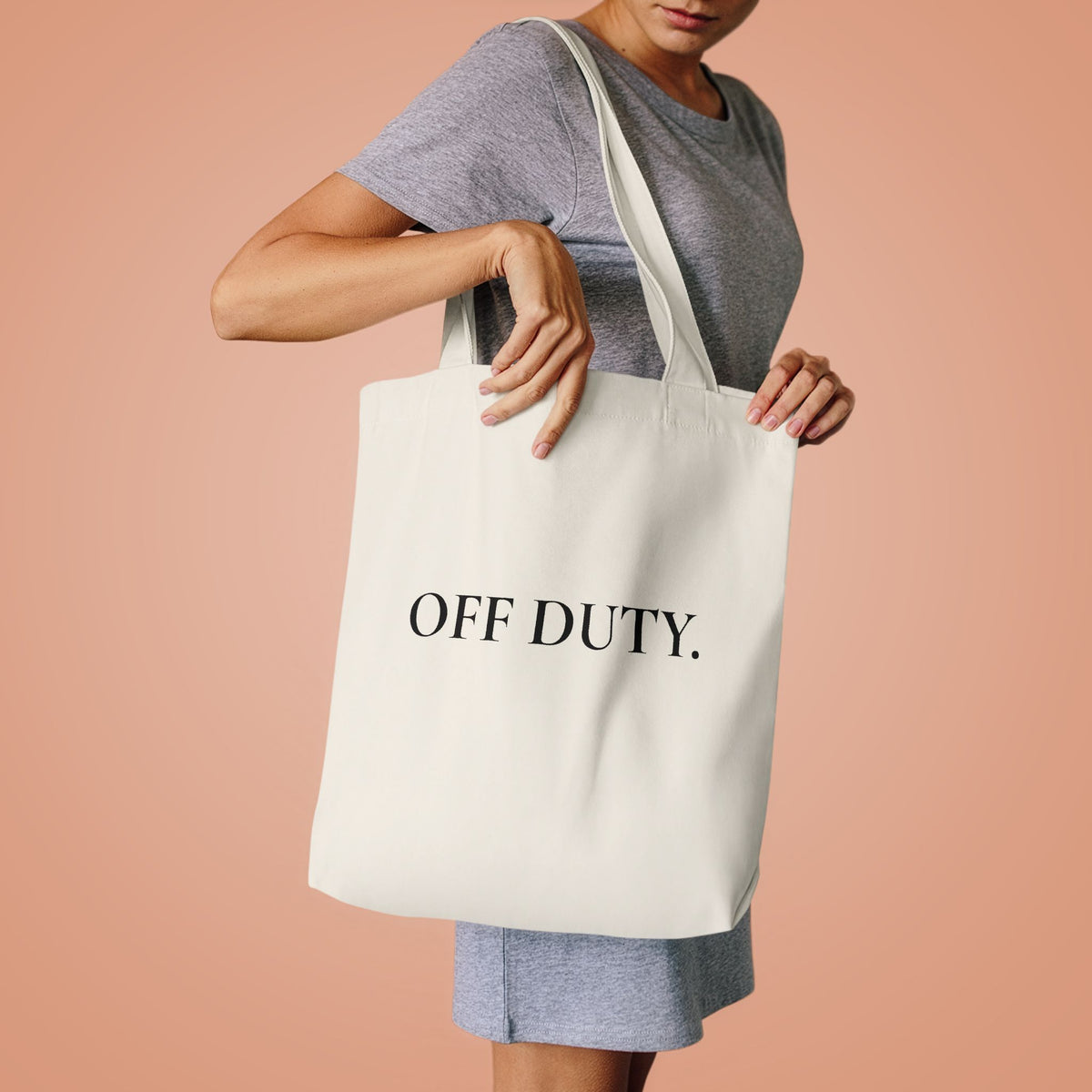Off-Duty-Baumwolltasche