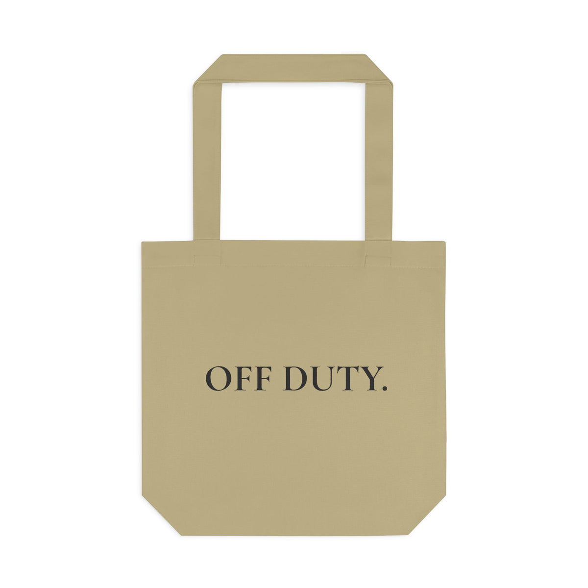 Off Duty Cotton Tote Bag