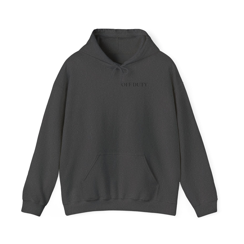 Sweat à capuche femme « Off Duty » : « HORS SERVICE. NE PAS DÉRANGER. »