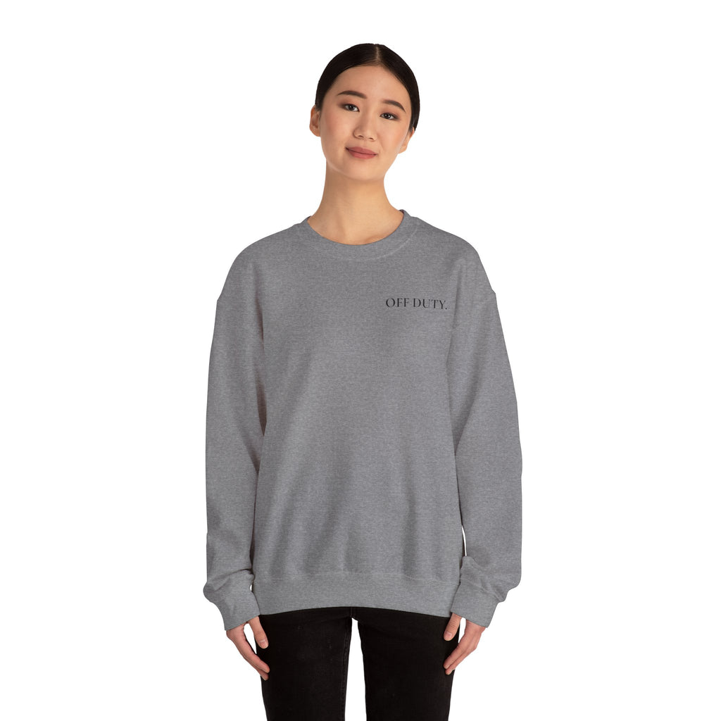 Sweat-shirt à col rond pour femme « Indisponible. Hors de portée. »