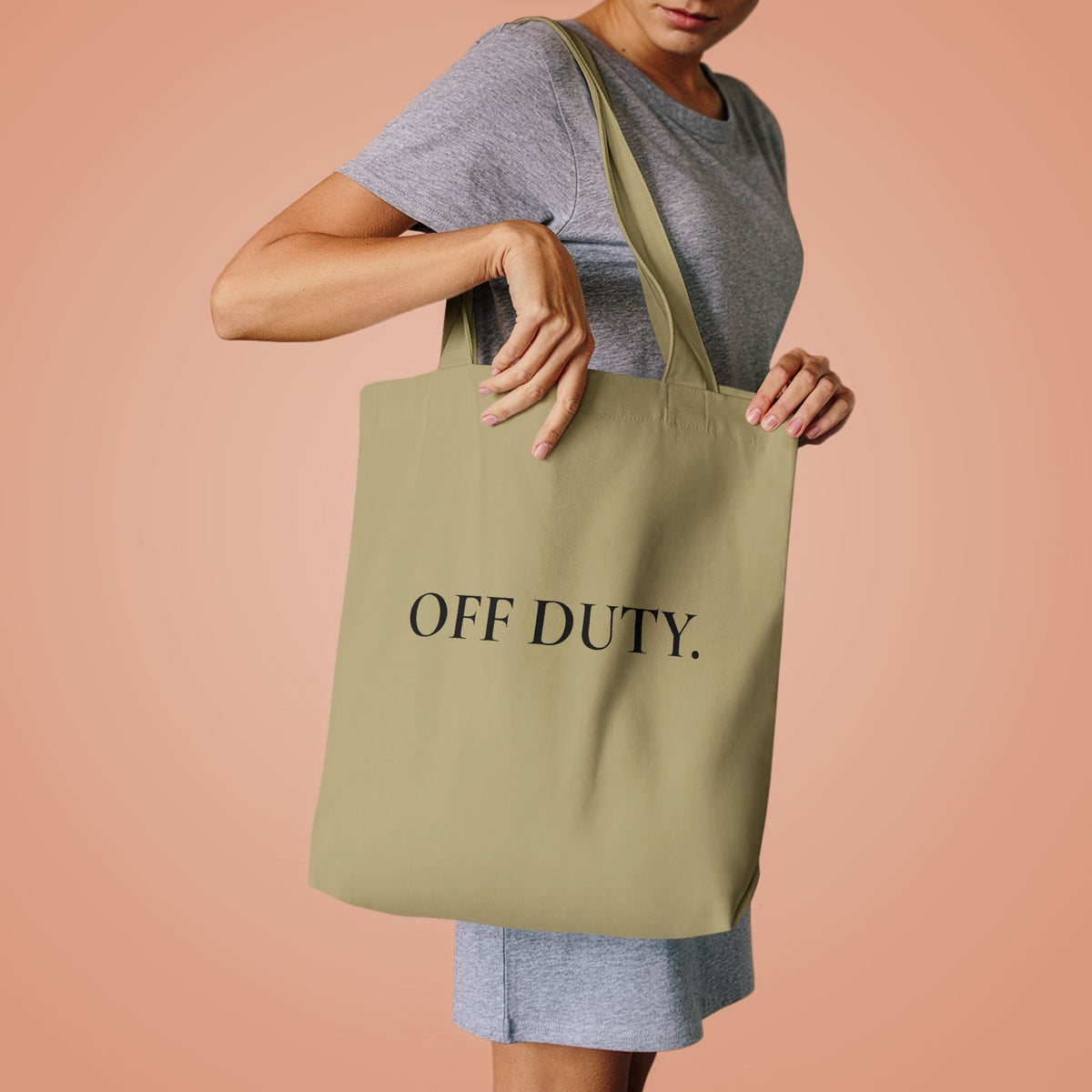 Off-Duty-Baumwolltasche