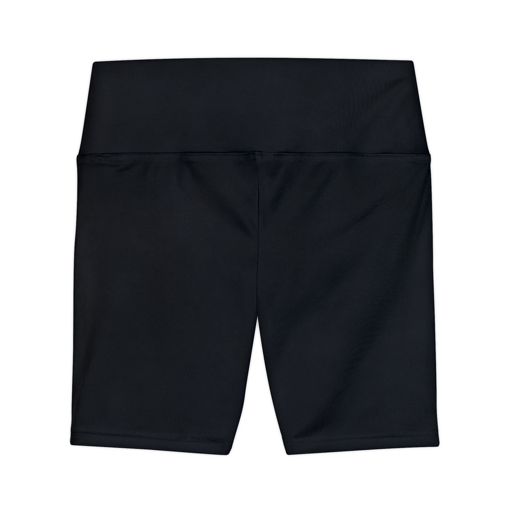 O/D. Short de sport taille haute pour femme, short cycliste de performance noir