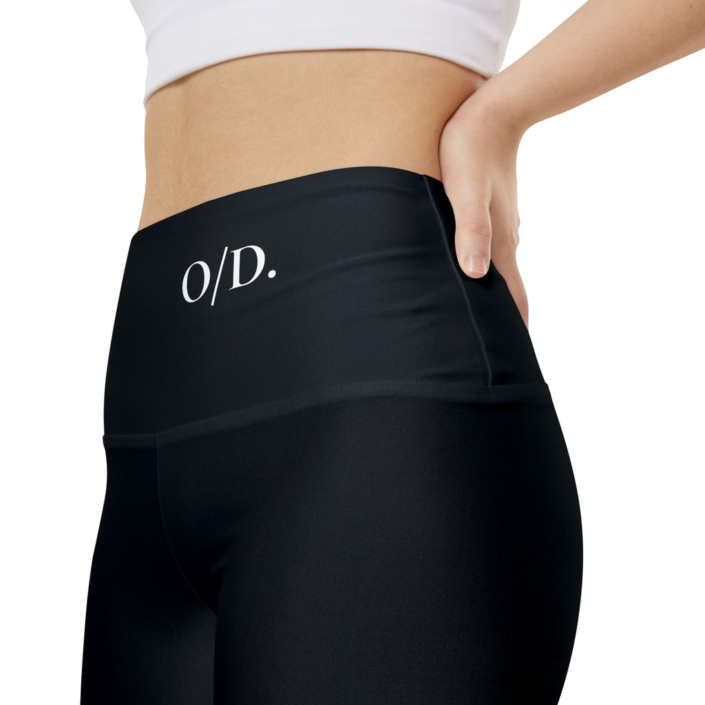 O/D. Short de sport taille haute pour femme, short cycliste de performance noir