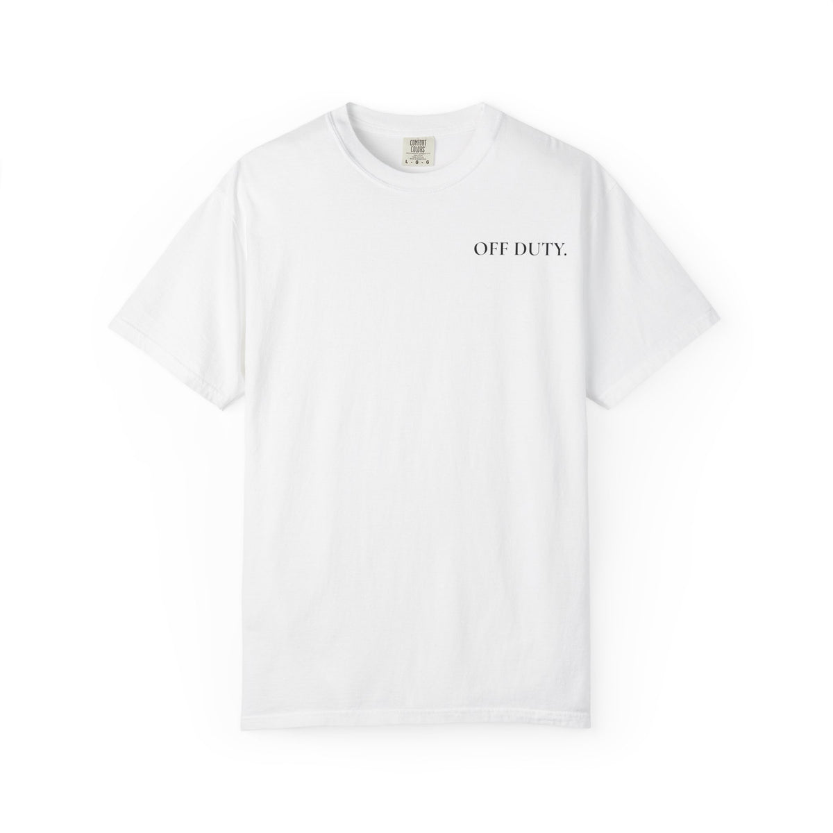 Women's Out of Office T-Shirt "OFF DUTY" Minimal Desk Escape Tee