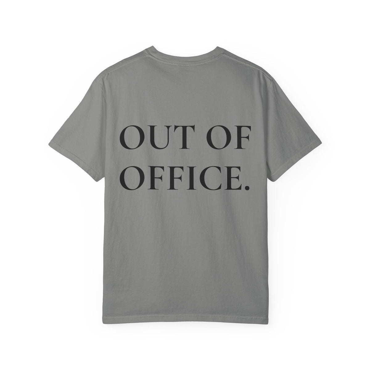 Damen T-Shirt „OFF DUTY“ – Minimalistisches „Out of Office“ Büro-Flucht Shirt