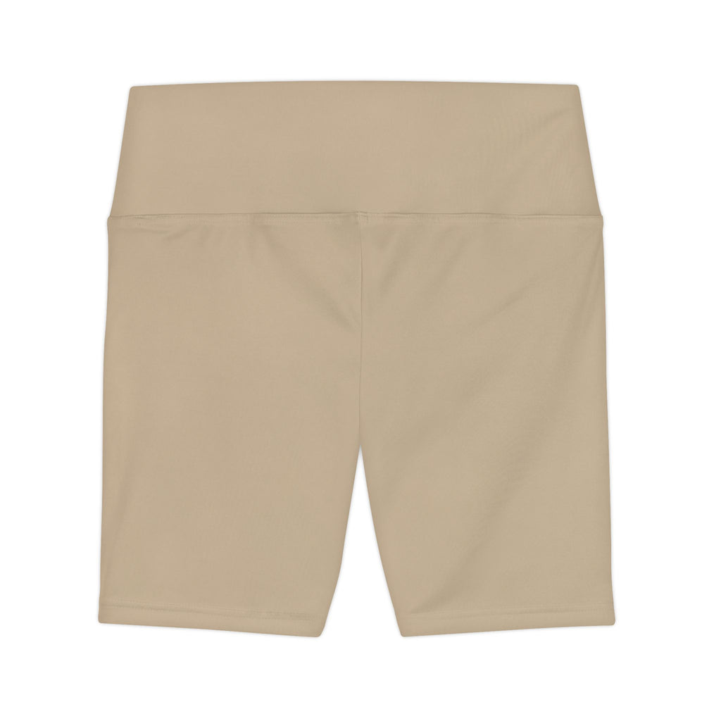 O/D. High-Waist Damen-Workout-Shorts – Neutrale, nahtlose Radlerhosen für Yoga & Fitness