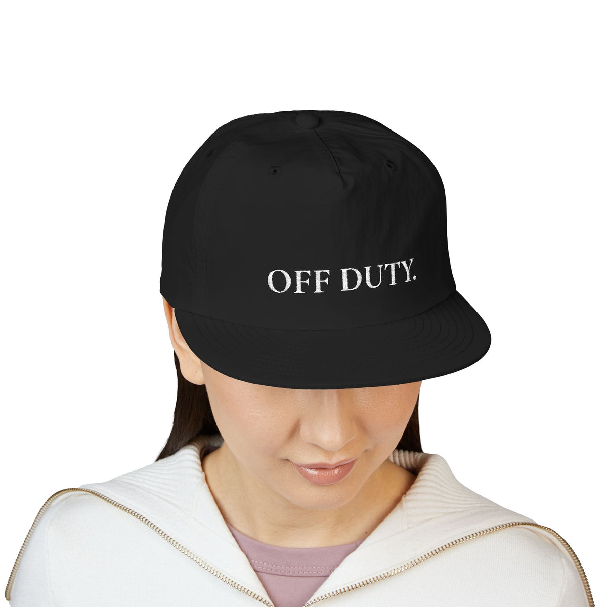 Schwarze Off Duty Surf-Cap
