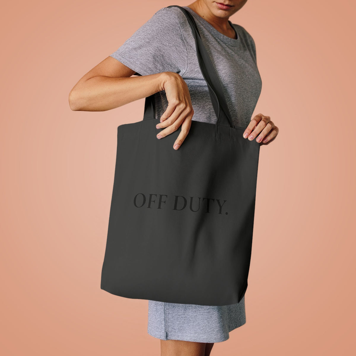 Off-Duty-Baumwolltasche