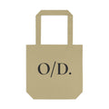 Bolsa de algodón negra "O/D."