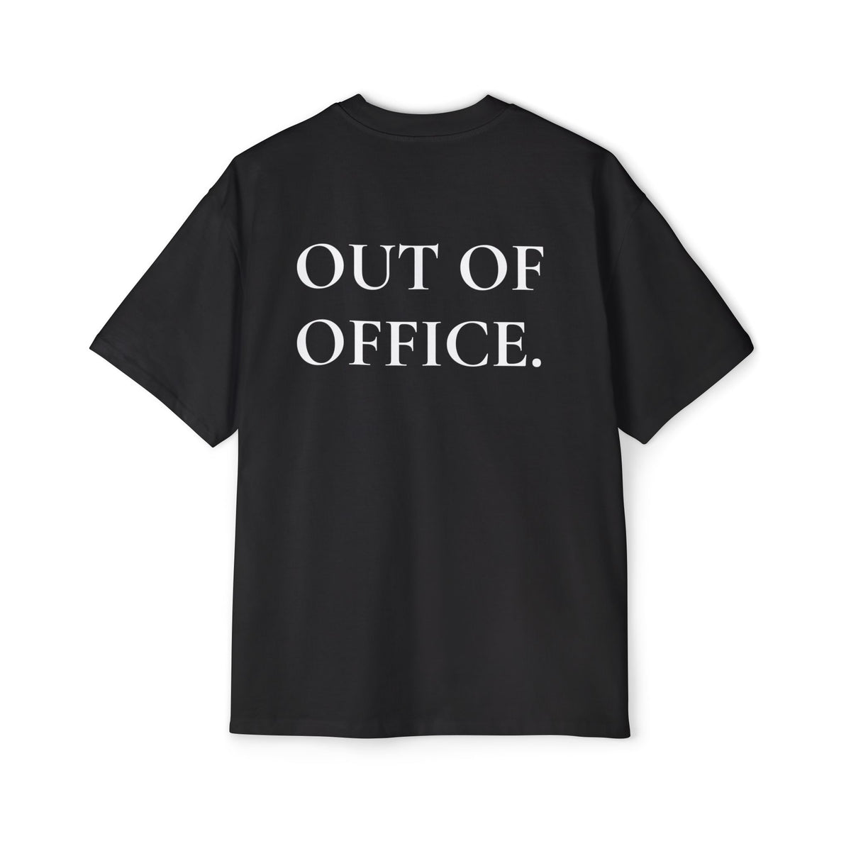 Out of Office Tシャツ — メンズ オーバーサイズ グラフィックシャツ